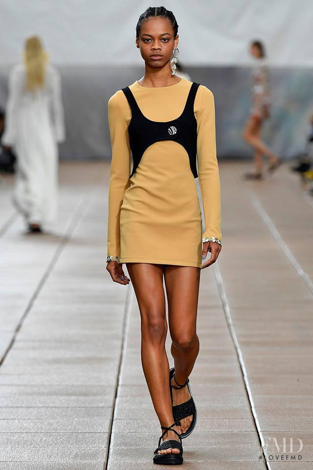 Aaliyah Hydes featured in  the 3.1 Phillip Lim fashion show for Spring/Summer 2019