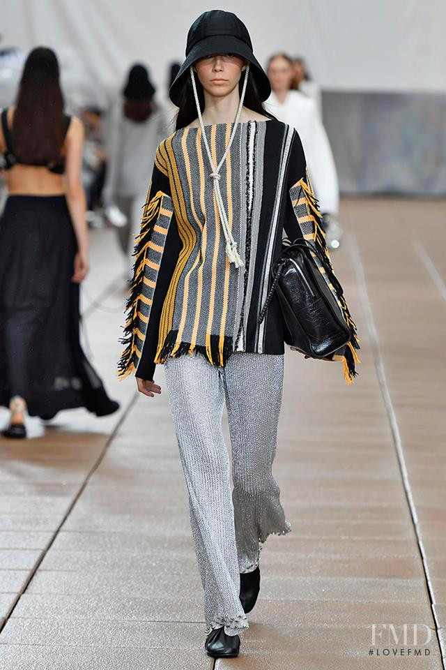 Manuela Miloqui featured in  the 3.1 Phillip Lim fashion show for Spring/Summer 2019