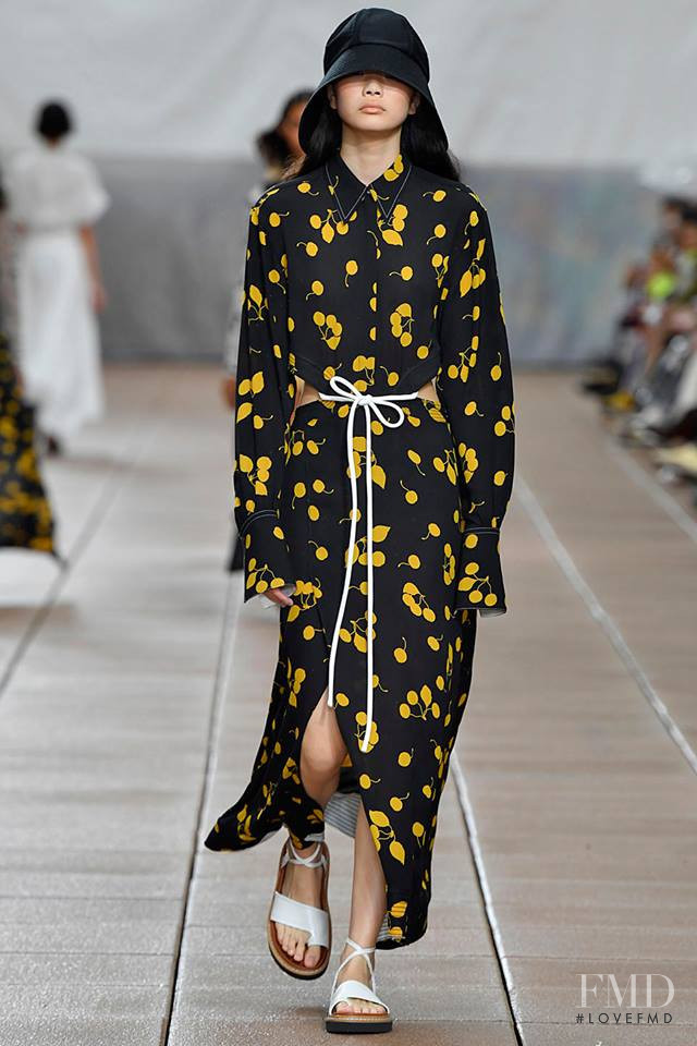 Sherry Shi featured in  the 3.1 Phillip Lim fashion show for Spring/Summer 2019
