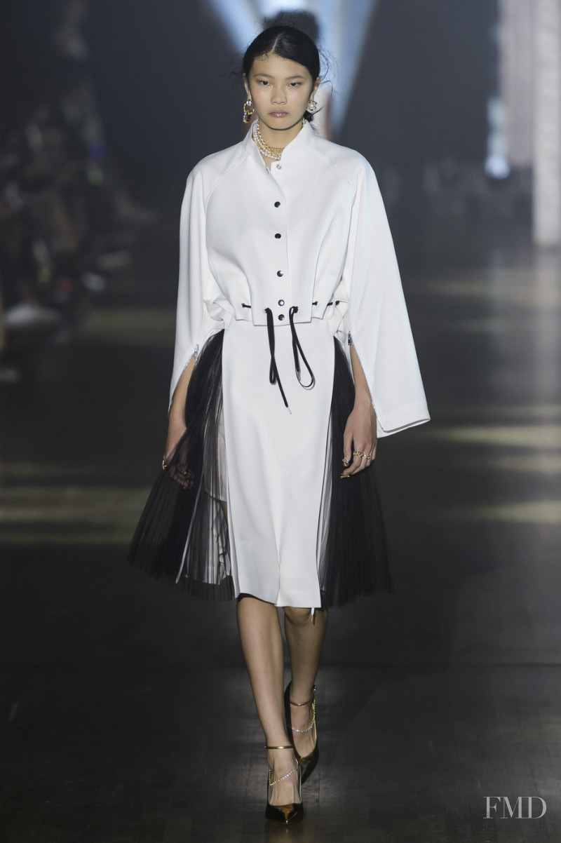Sherry Shi featured in  the ADEAM fashion show for Spring/Summer 2019