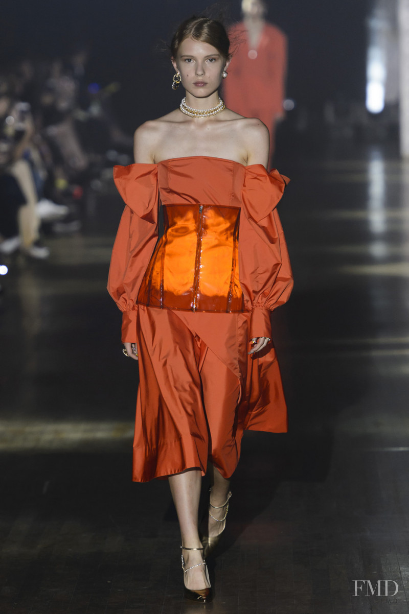 Yeva Podurian featured in  the ADEAM fashion show for Spring/Summer 2019