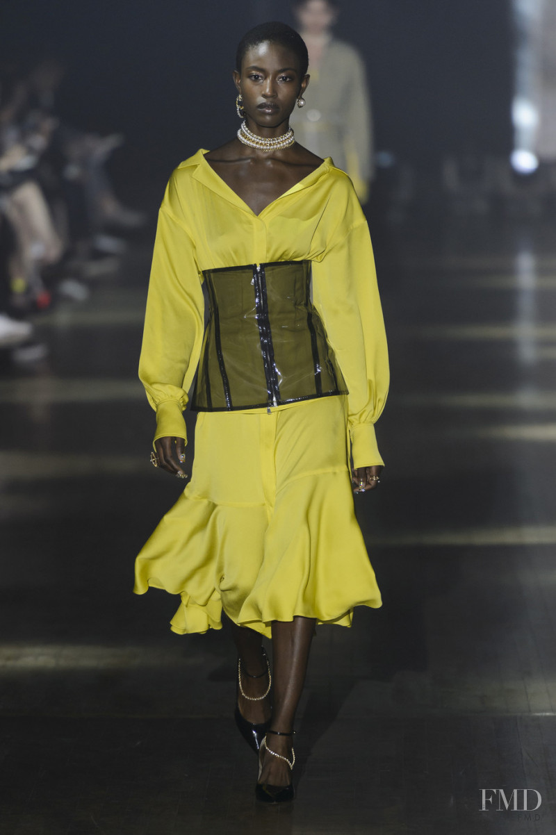 Alicia Burke featured in  the ADEAM fashion show for Spring/Summer 2019