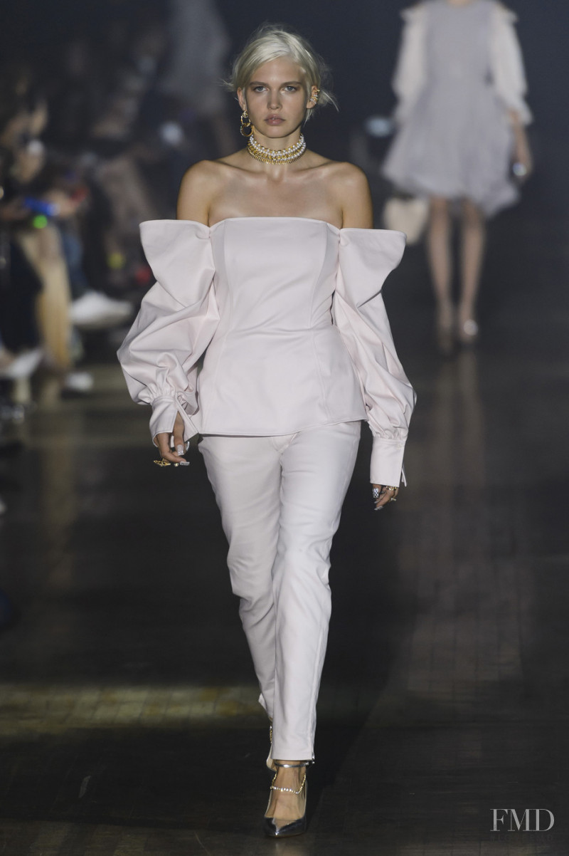 Jana Julius featured in  the ADEAM fashion show for Spring/Summer 2019