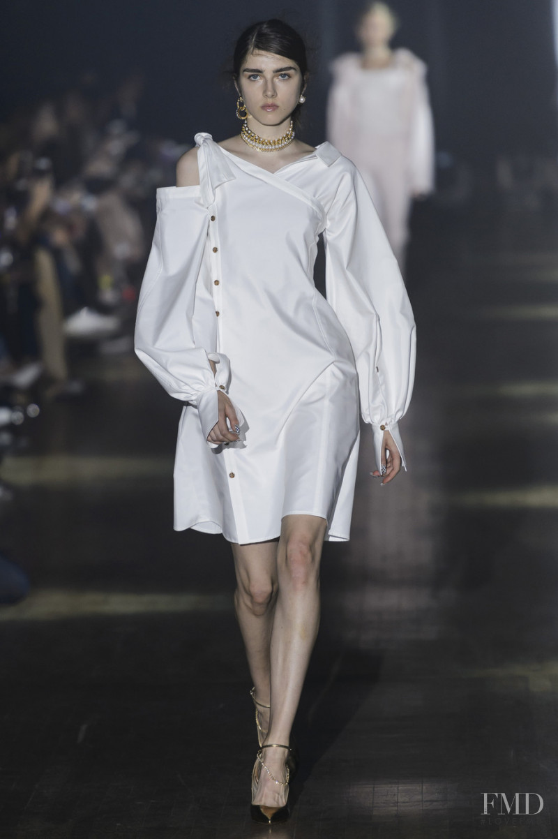 Jay Jankowska featured in  the ADEAM fashion show for Spring/Summer 2019