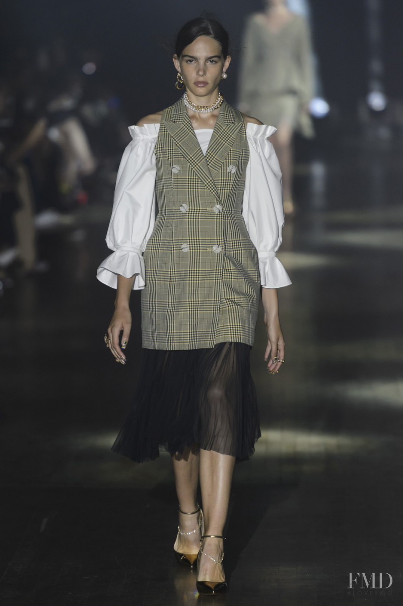 Matilde Buoso featured in  the ADEAM fashion show for Spring/Summer 2019