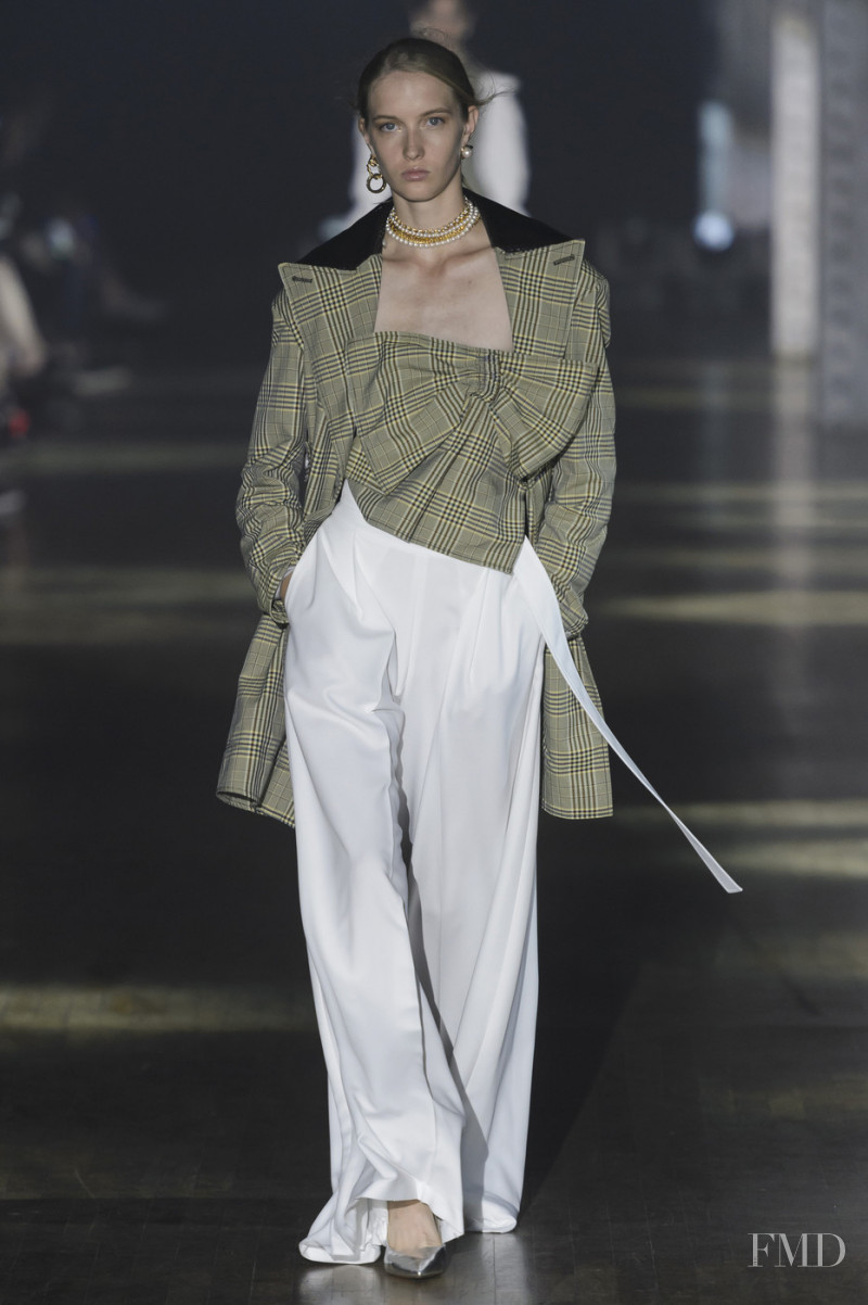 Kateryna Zub featured in  the ADEAM fashion show for Spring/Summer 2019