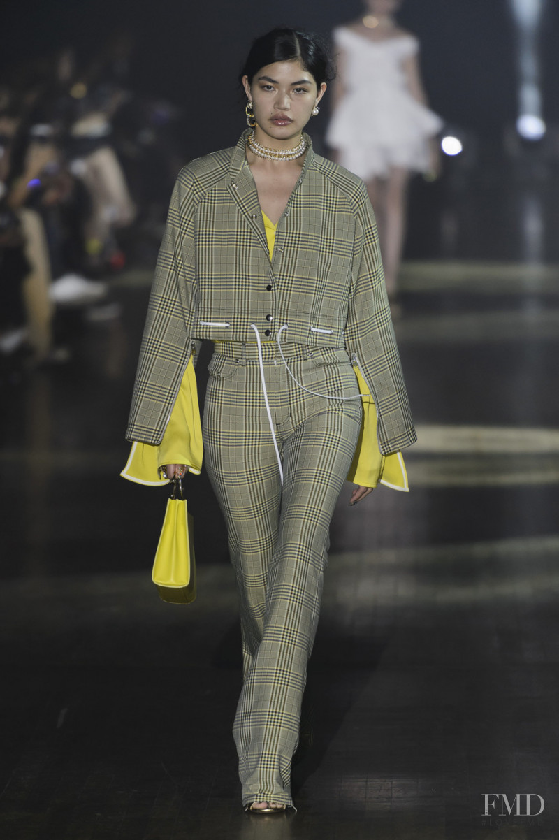 Rina Fukushi featured in  the ADEAM fashion show for Spring/Summer 2019