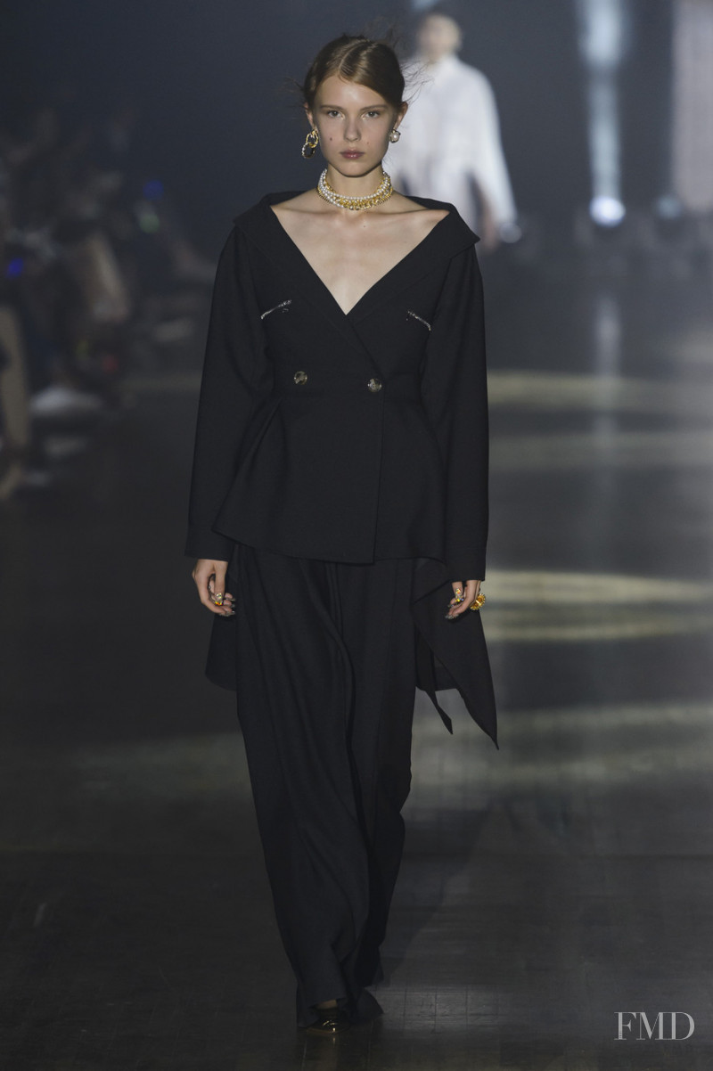 Yeva Podurian featured in  the ADEAM fashion show for Spring/Summer 2019