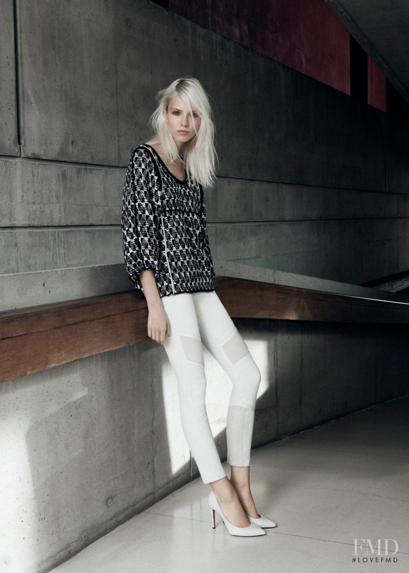 Sasha Luss featured in  the IRO Paris lookbook for Resort 2014