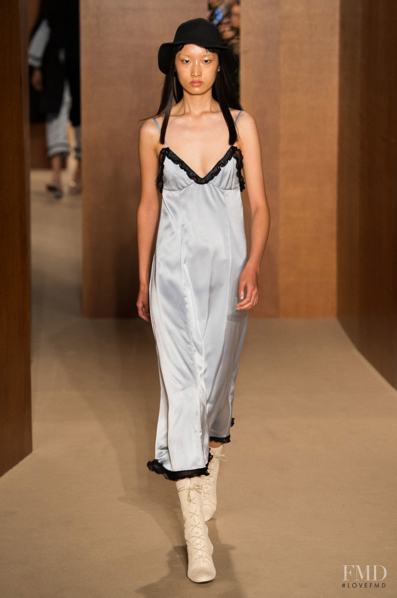 Wang Han featured in  the Alexa Chung fashion show for Spring/Summer 2019