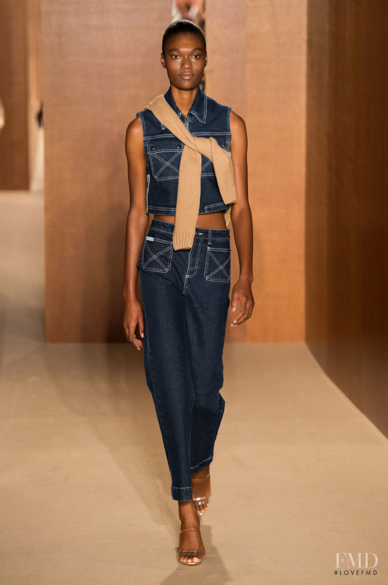 Naki Depass featured in  the Alexa Chung fashion show for Spring/Summer 2019