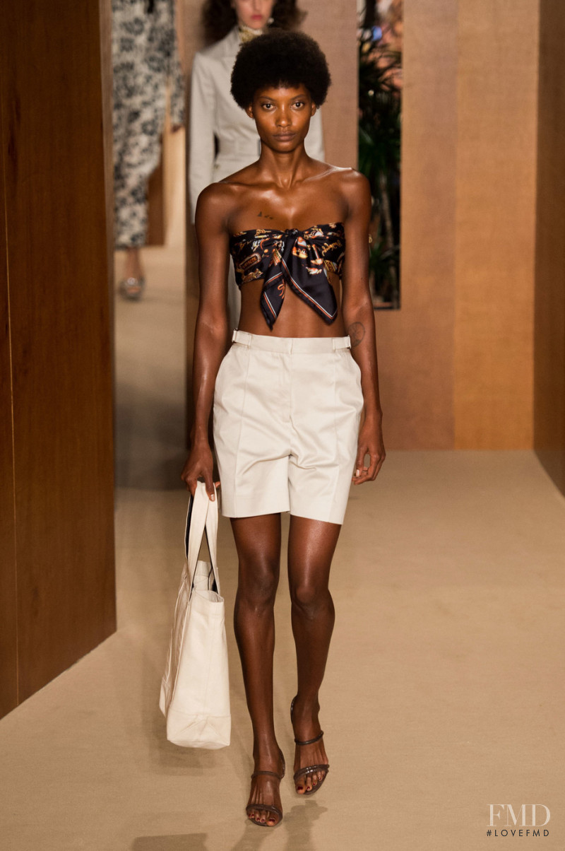 Mame Camara featured in  the Alexa Chung fashion show for Spring/Summer 2019