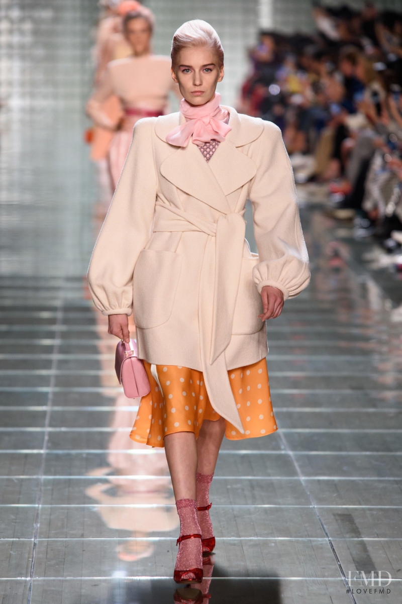 Sofia Tesmenitskaya featured in  the Marc Jacobs fashion show for Spring/Summer 2019