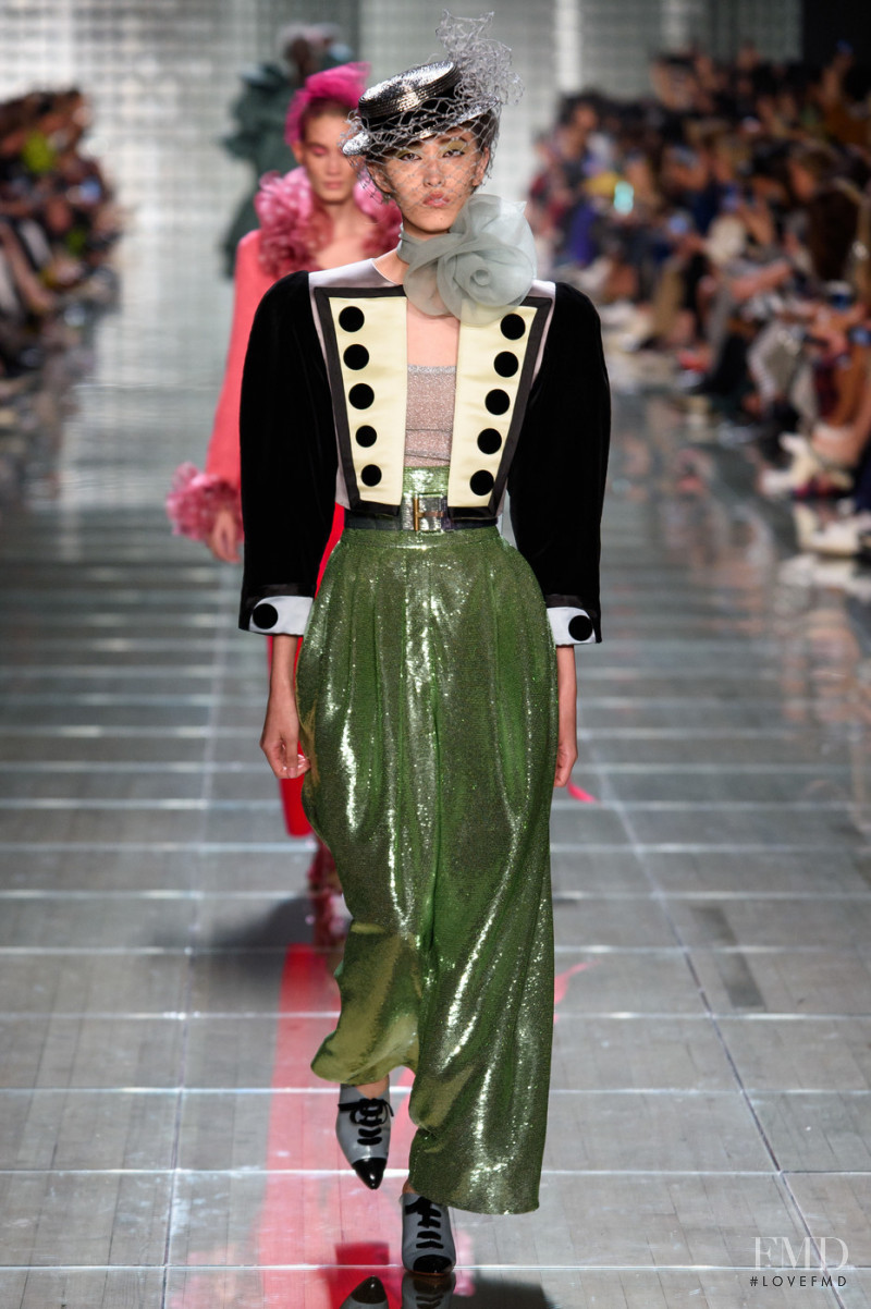 JiJi Ji featured in  the Marc Jacobs fashion show for Spring/Summer 2019