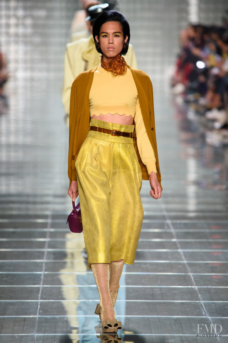 Dara Allen featured in  the Marc Jacobs fashion show for Spring/Summer 2019