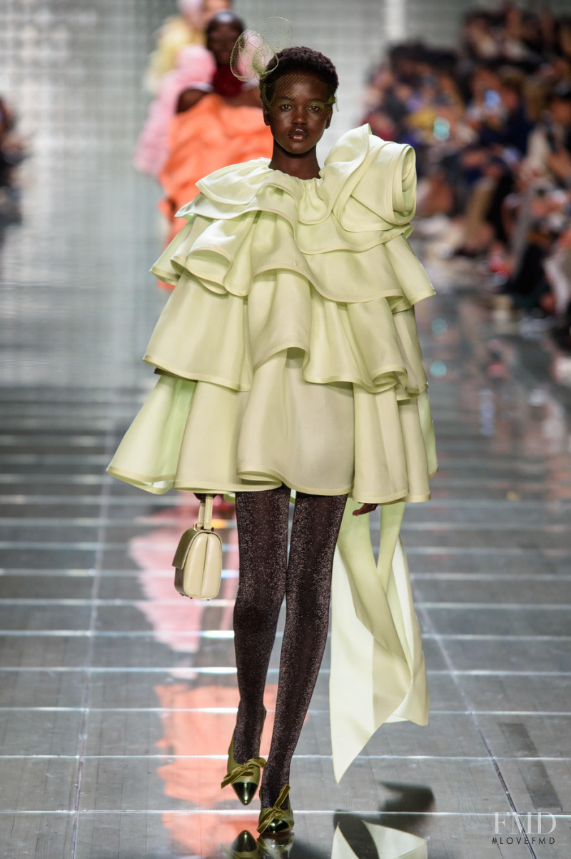 Adut Akech Bior featured in  the Marc Jacobs fashion show for Spring/Summer 2019