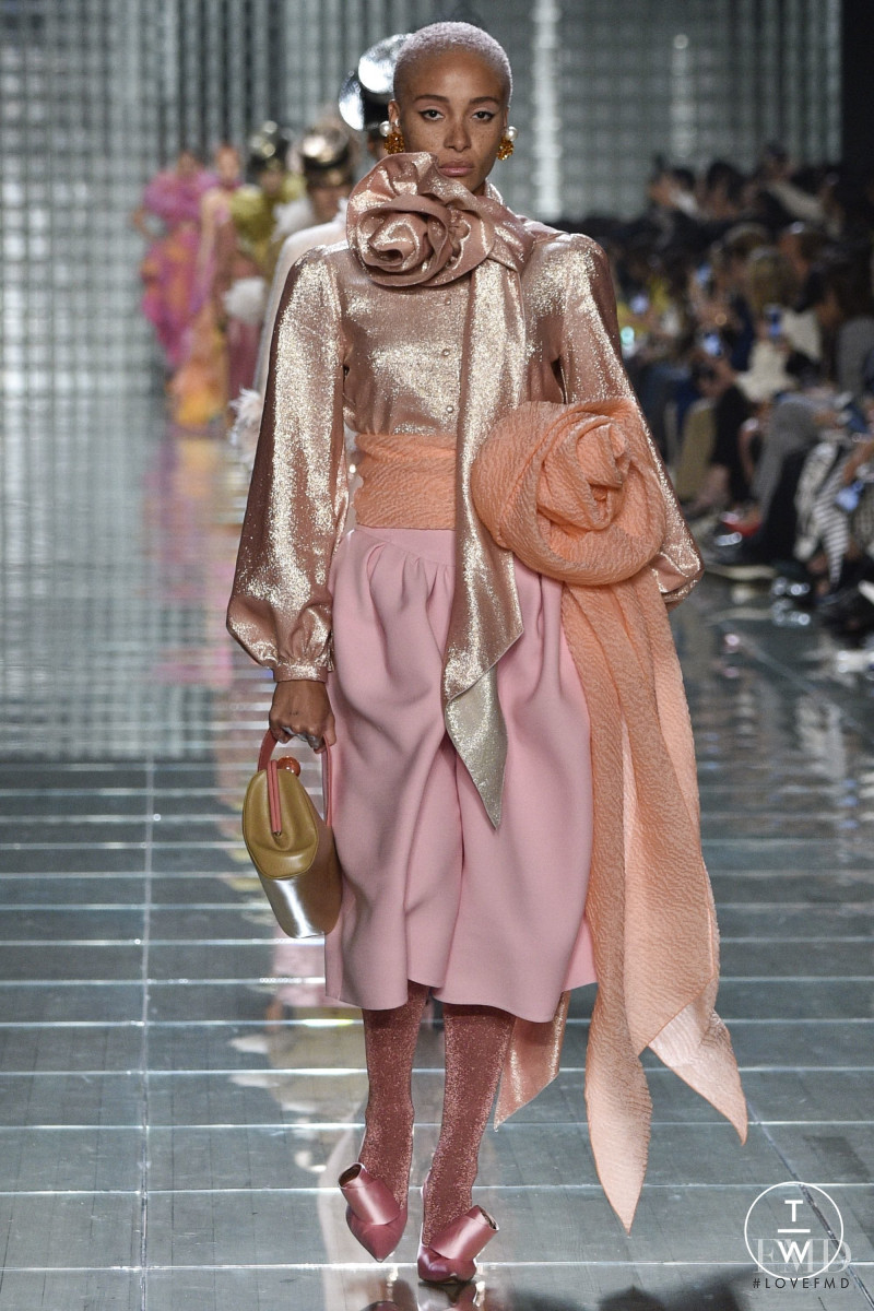 Adwoa Aboah featured in  the Marc Jacobs fashion show for Spring/Summer 2019