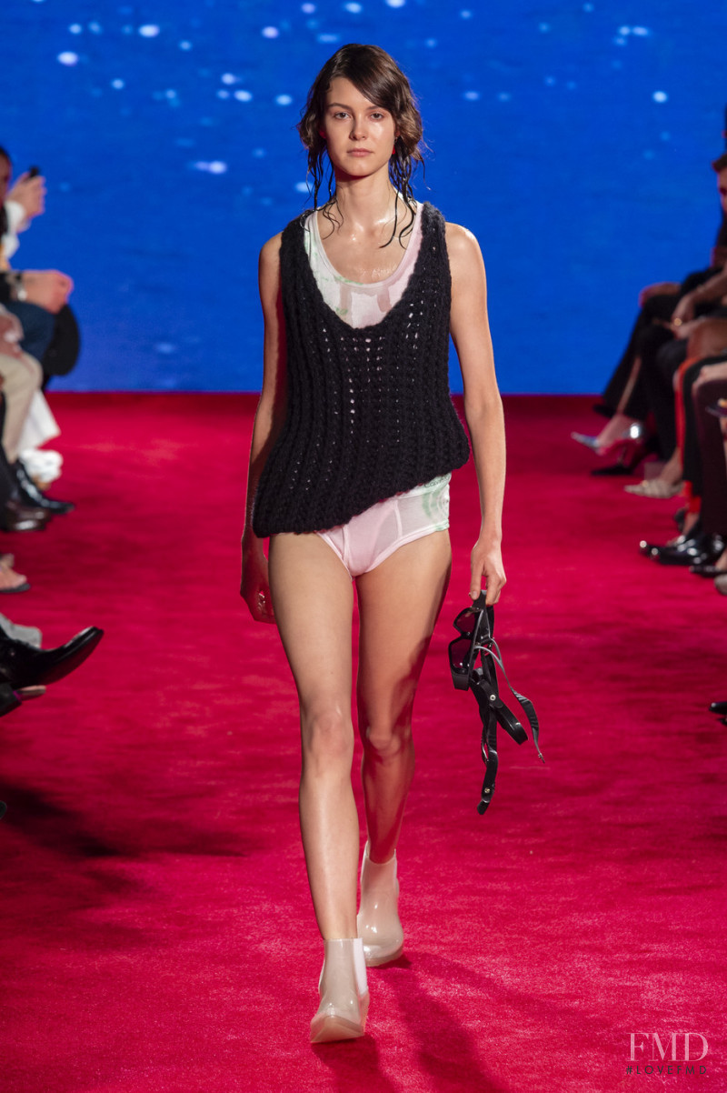 Irina Shnitman featured in  the Calvin Klein 205W39NYC fashion show for Spring/Summer 2019