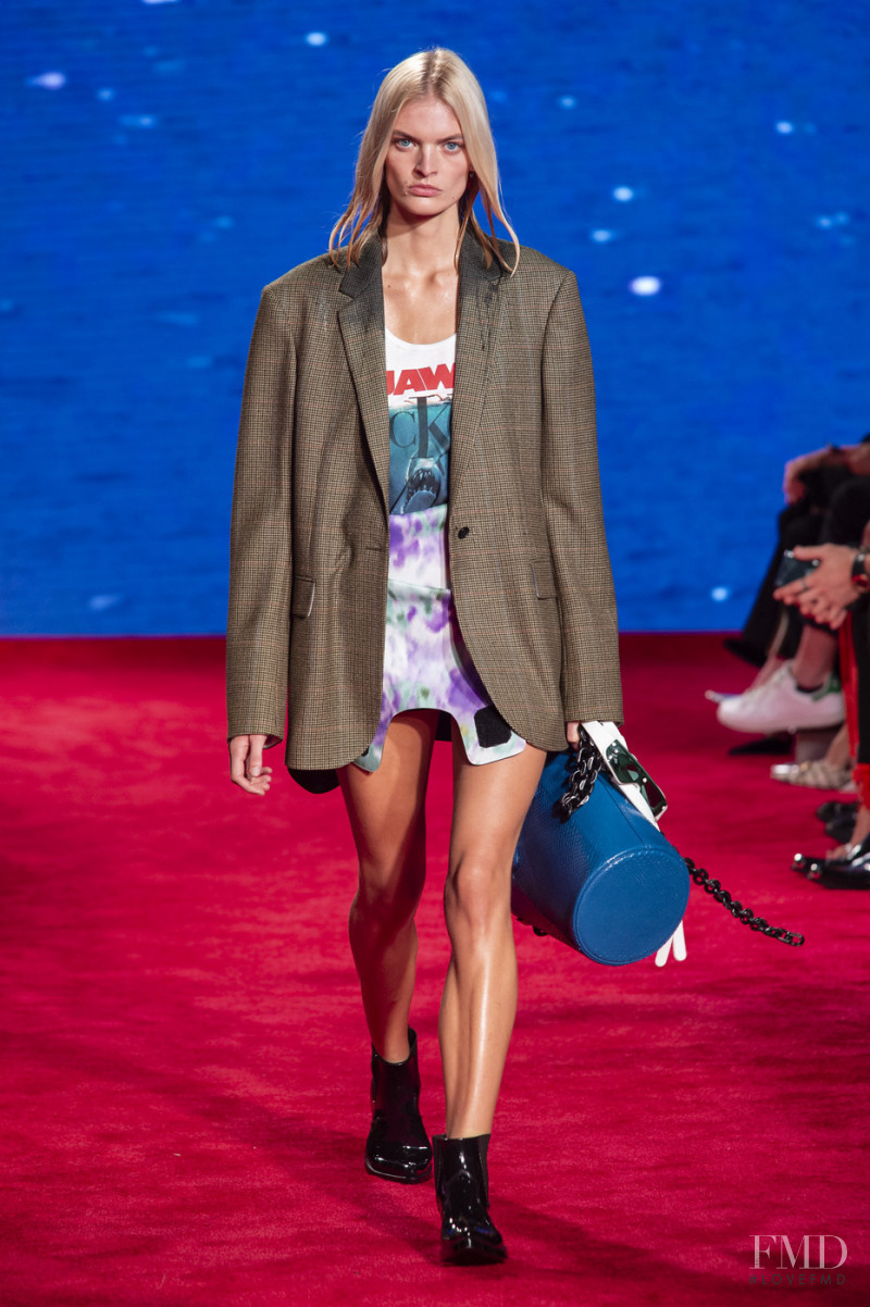 Juliane Grüner featured in  the Calvin Klein 205W39NYC fashion show for Spring/Summer 2019