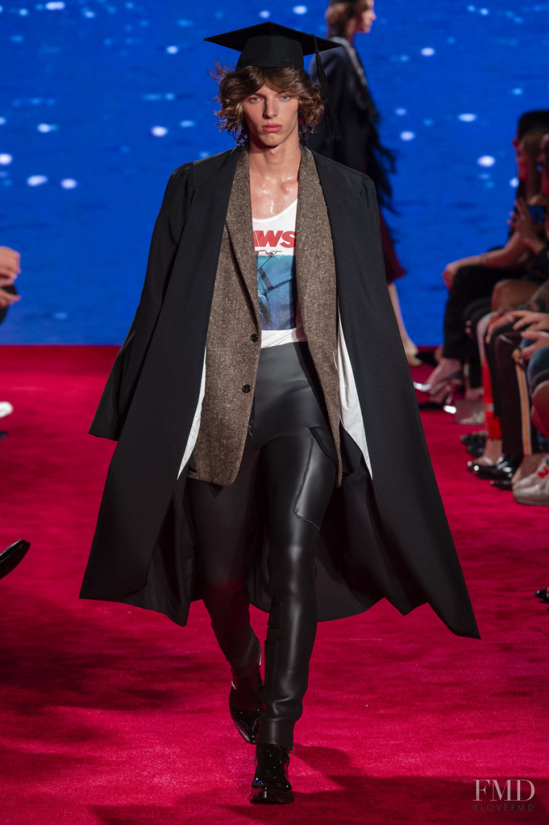 Fernando Albaladejo featured in  the Calvin Klein 205W39NYC fashion show for Spring/Summer 2019