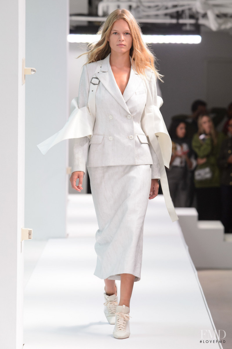 Anna Ewers featured in  the Sies Marjan fashion show for Spring/Summer 2019