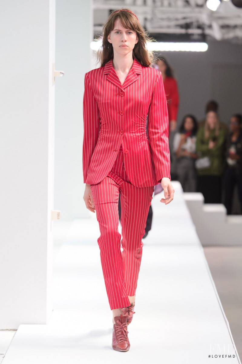 Dasha Shevik featured in  the Sies Marjan fashion show for Spring/Summer 2019
