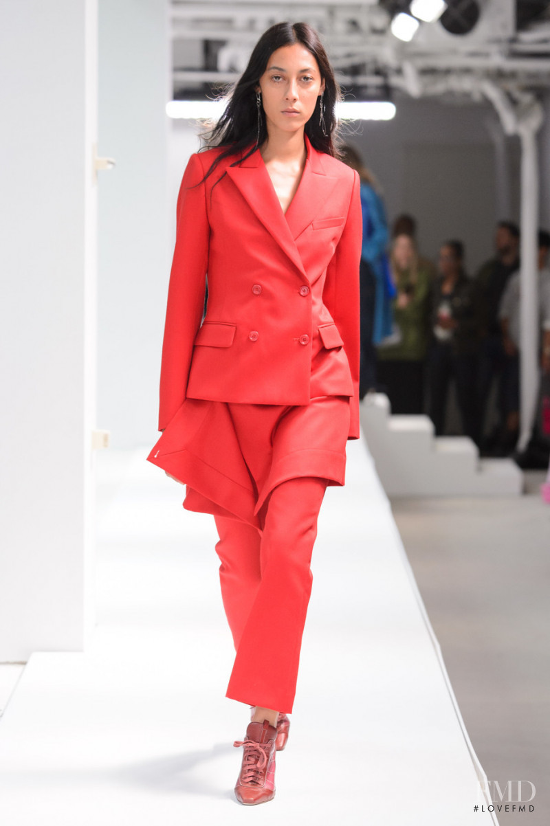 Gaia Orgeas featured in  the Sies Marjan fashion show for Spring/Summer 2019