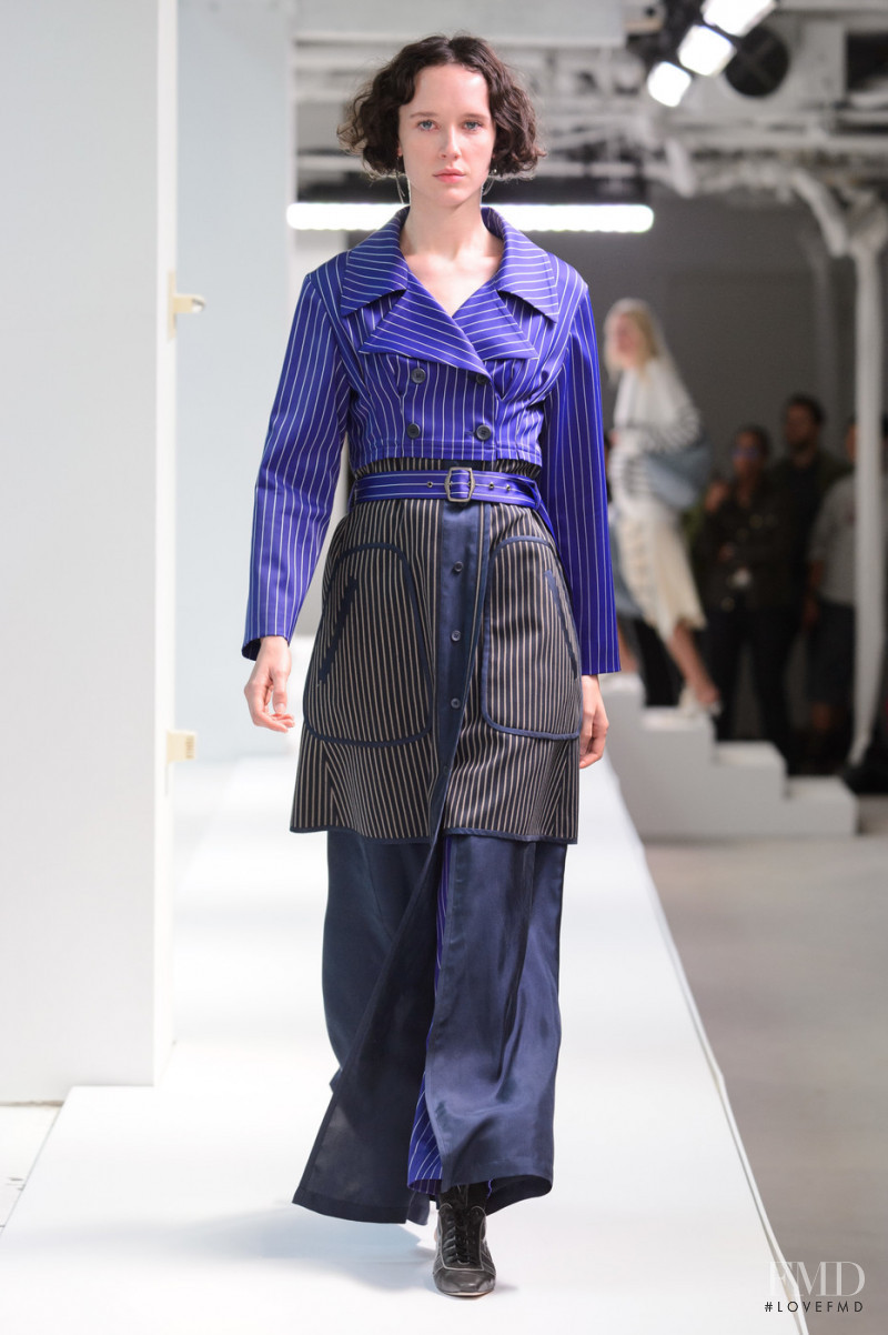 Charlotte ODonnell featured in  the Sies Marjan fashion show for Spring/Summer 2019