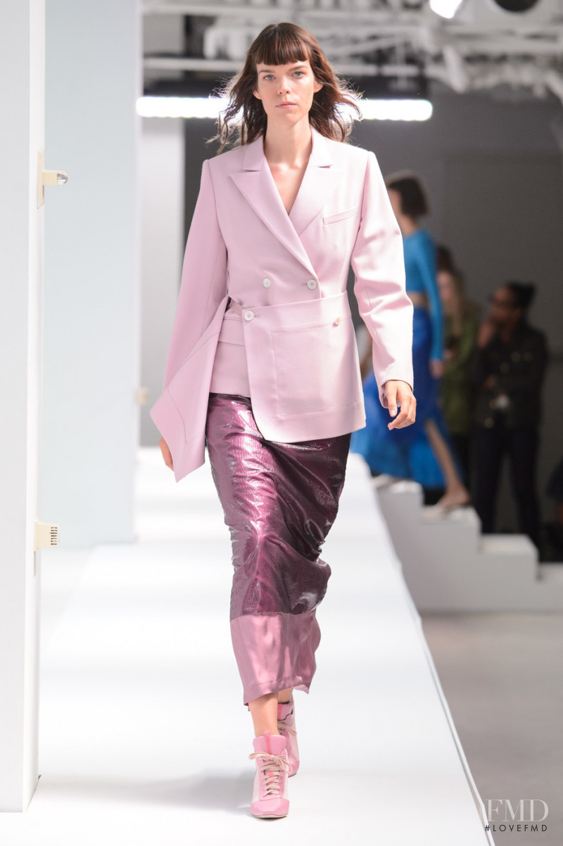 Meghan Collison featured in  the Sies Marjan fashion show for Spring/Summer 2019