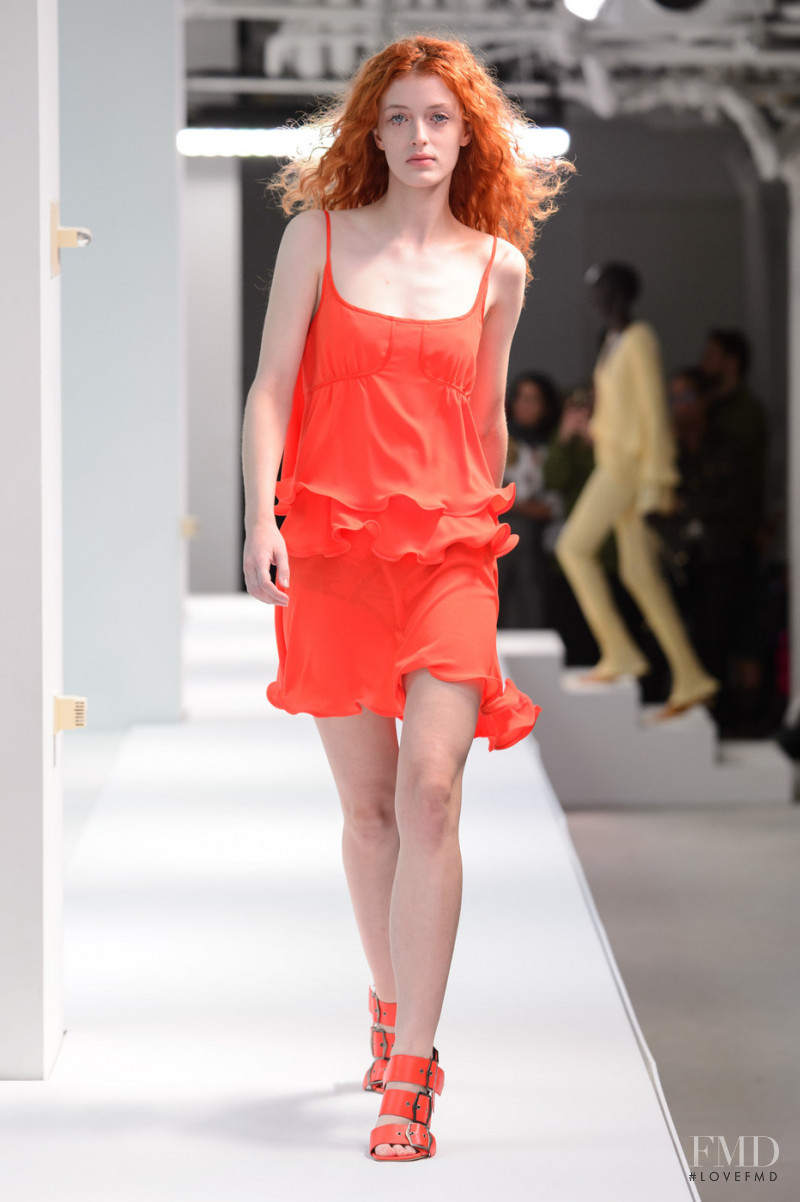 Belle Pierson featured in  the Sies Marjan fashion show for Spring/Summer 2019
