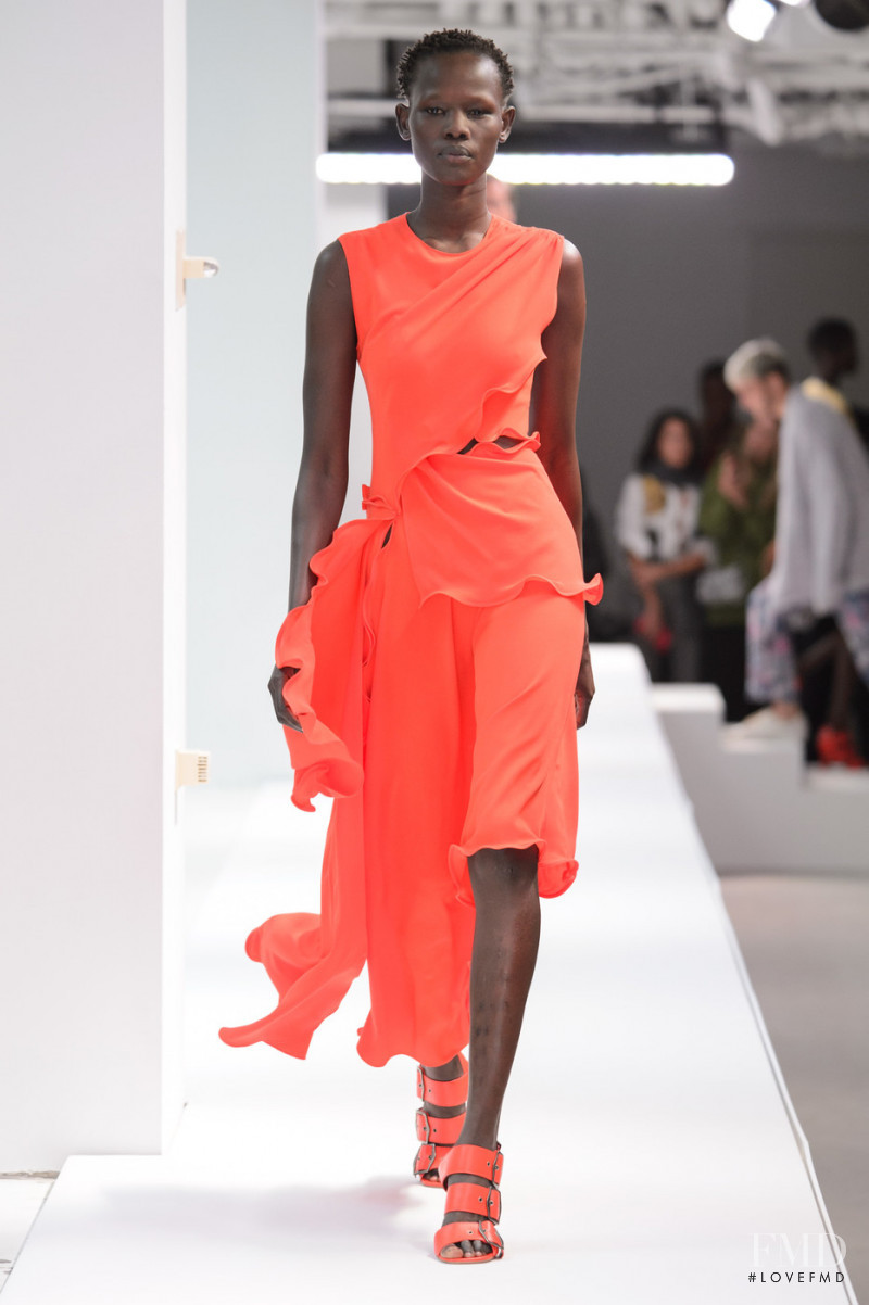 Shanelle Nyasiase featured in  the Sies Marjan fashion show for Spring/Summer 2019
