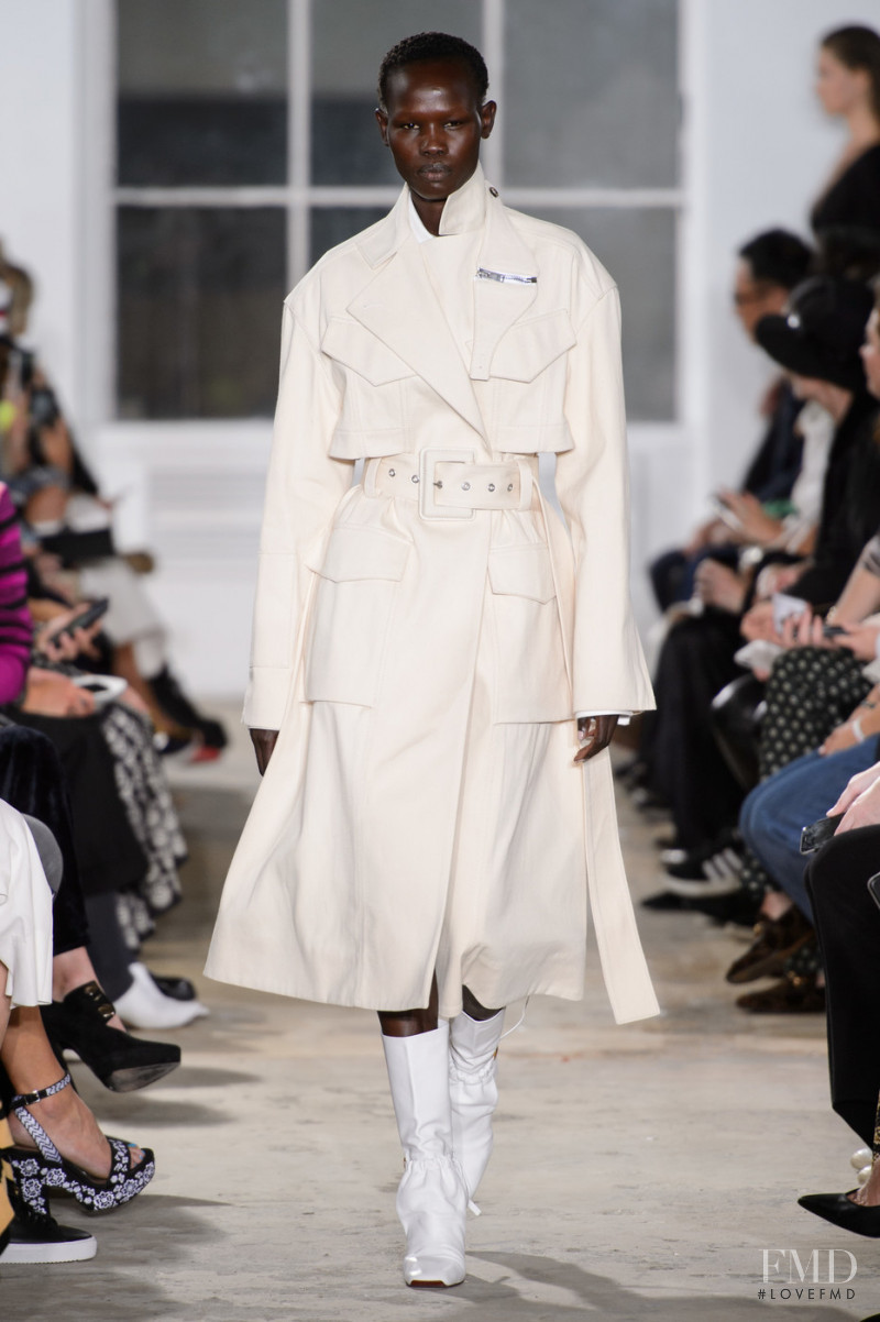 Shanelle Nyasiase featured in  the Proenza Schouler fashion show for Spring/Summer 2019