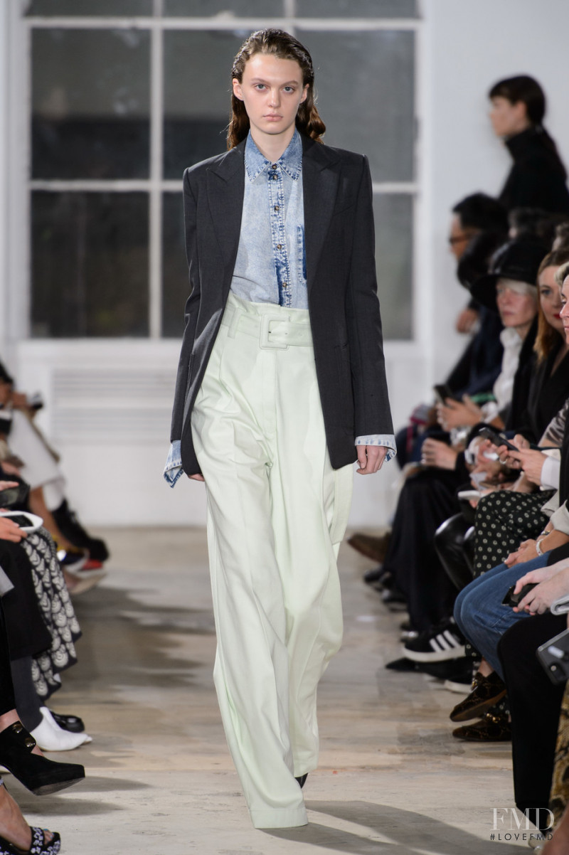 Ariel Nicholson featured in  the Proenza Schouler fashion show for Spring/Summer 2019