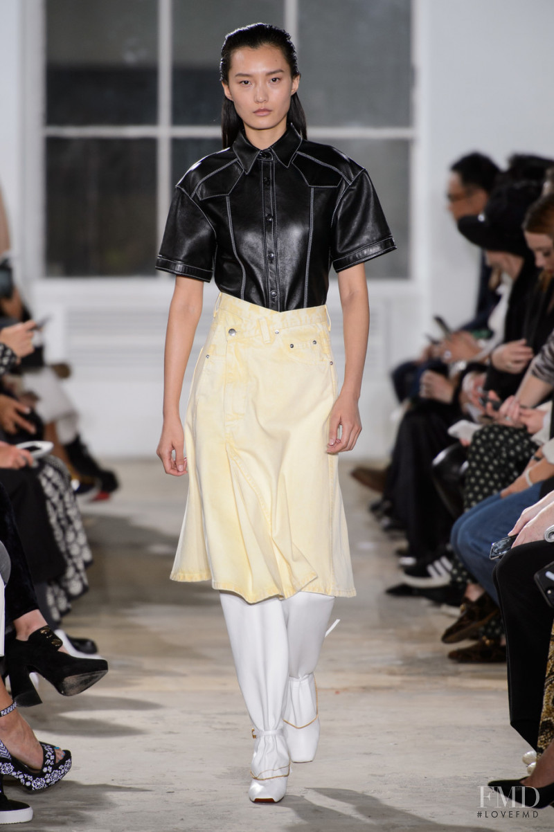 Liu Chunjie featured in  the Proenza Schouler fashion show for Spring/Summer 2019