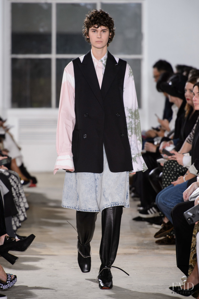 Jamily Meurer Wernke featured in  the Proenza Schouler fashion show for Spring/Summer 2019