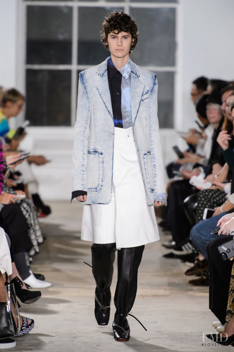 Jamily Meurer Wernke featured in  the Proenza Schouler fashion show for Spring/Summer 2019