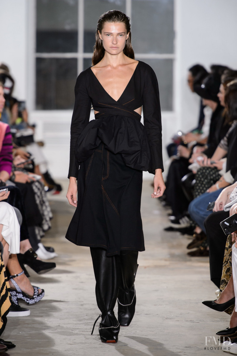 Laura Schoenmakers featured in  the Proenza Schouler fashion show for Spring/Summer 2019
