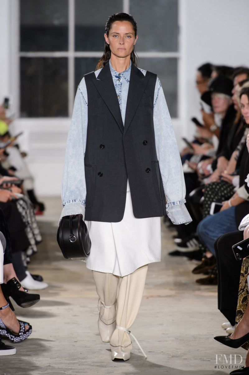 Tasha Tilberg featured in  the Proenza Schouler fashion show for Spring/Summer 2019