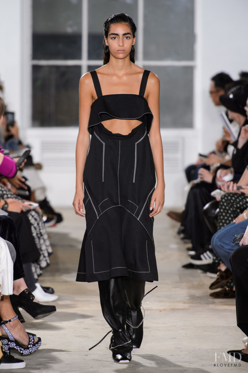 Nora Attal featured in  the Proenza Schouler fashion show for Spring/Summer 2019