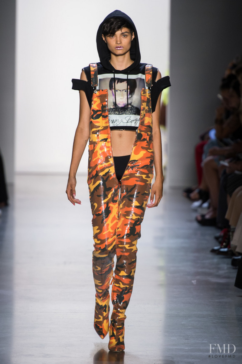 Isabella Emmack featured in  the Jeremy Scott fashion show for Spring/Summer 2019