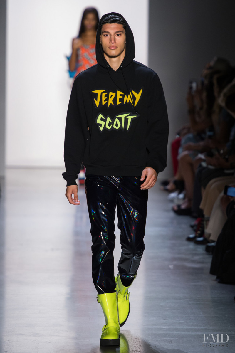 Alexis Chaparro featured in  the Jeremy Scott fashion show for Spring/Summer 2019