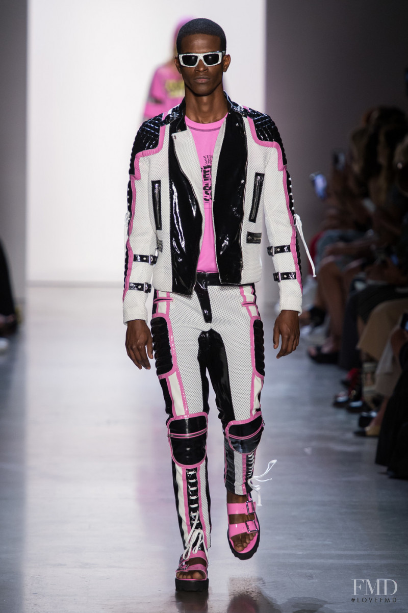 Salomon Diaz featured in  the Jeremy Scott fashion show for Spring/Summer 2019