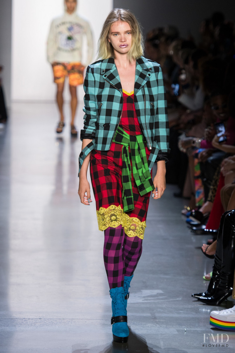 Stella Lucia featured in  the Jeremy Scott fashion show for Spring/Summer 2019