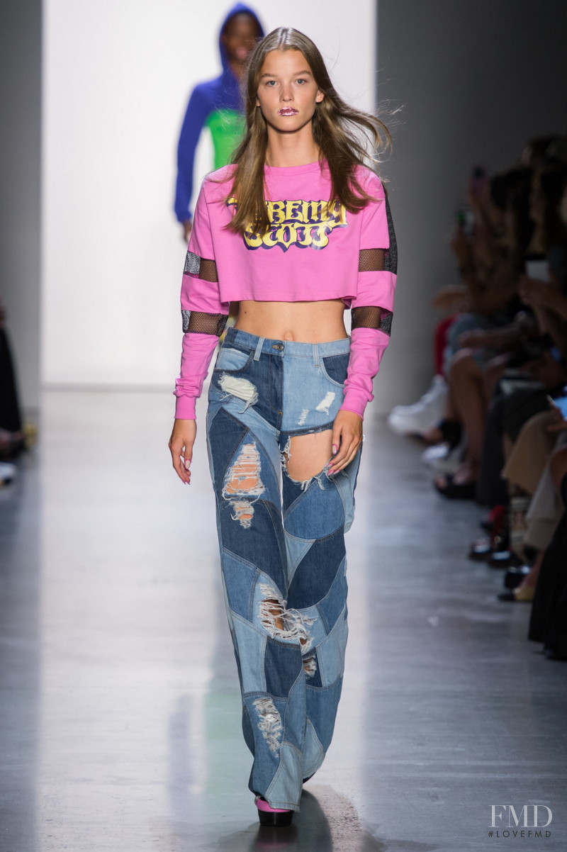 Laurijn Bijnen featured in  the Jeremy Scott fashion show for Spring/Summer 2019