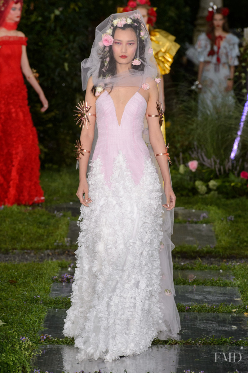 Liu Chunjie featured in  the Rodarte fashion show for Spring/Summer 2019