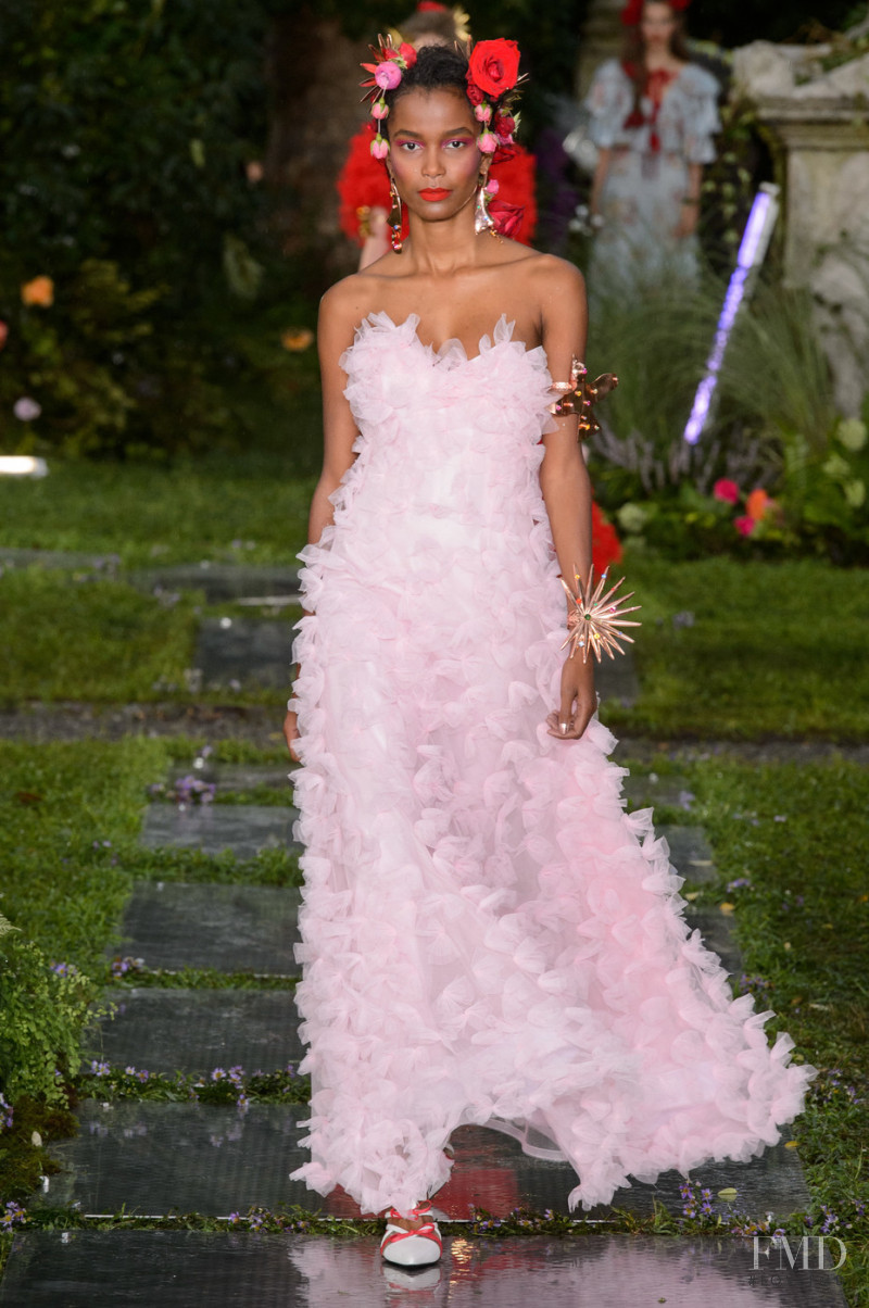 Isilda Moreira featured in  the Rodarte fashion show for Spring/Summer 2019