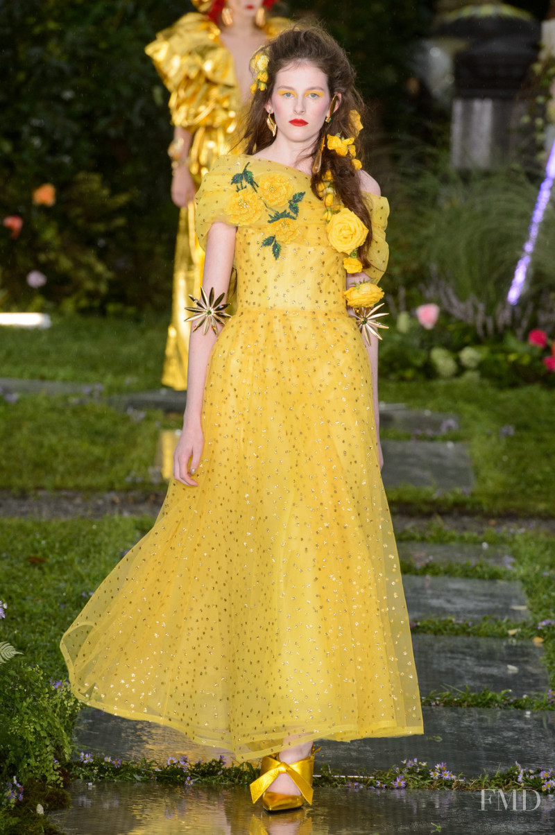 Freya Lawrence featured in  the Rodarte fashion show for Spring/Summer 2019