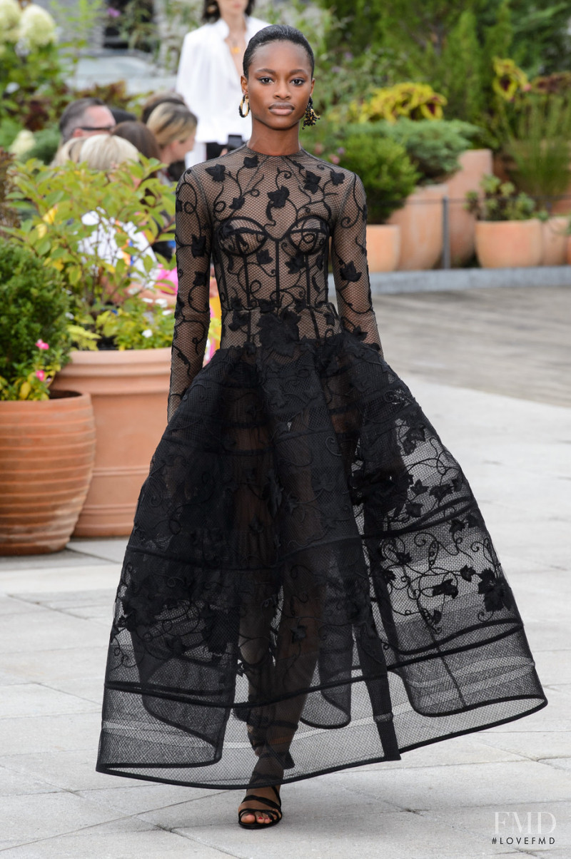 Mayowa Nicholas featured in  the Oscar de la Renta fashion show for Spring/Summer 2019