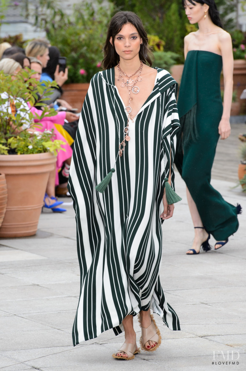 Charlee Fraser featured in  the Oscar de la Renta fashion show for Spring/Summer 2019
