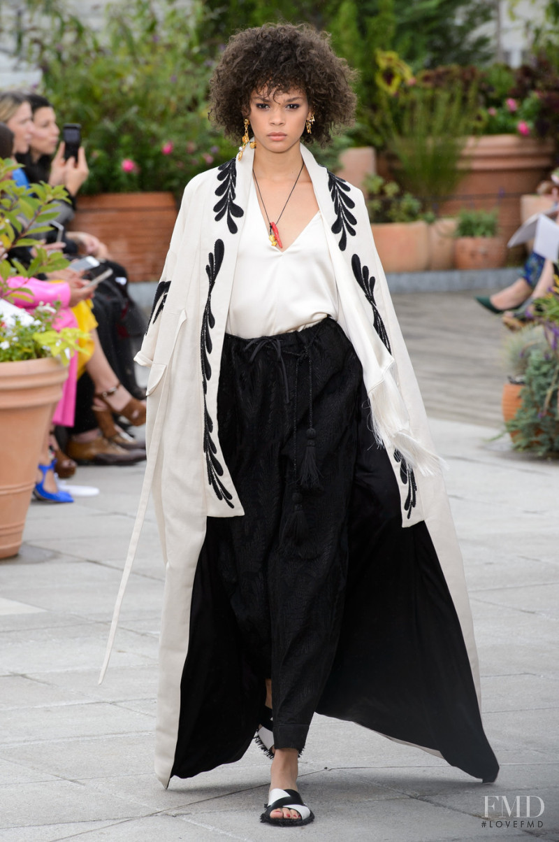Hiandra Martinez featured in  the Oscar de la Renta fashion show for Spring/Summer 2019